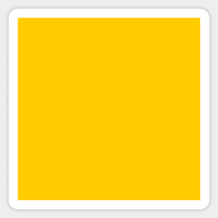 Marigold Yellow Solid Color Sticker